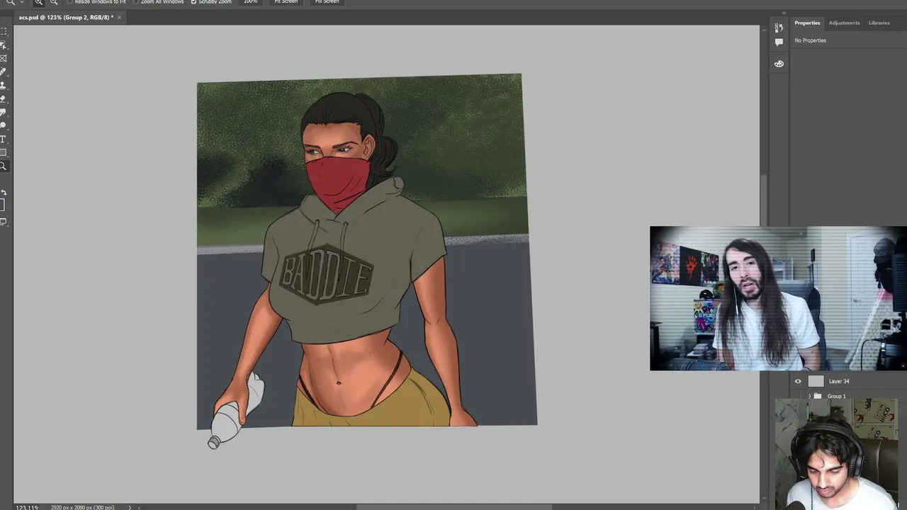 GTA baddies | art stream and animation work