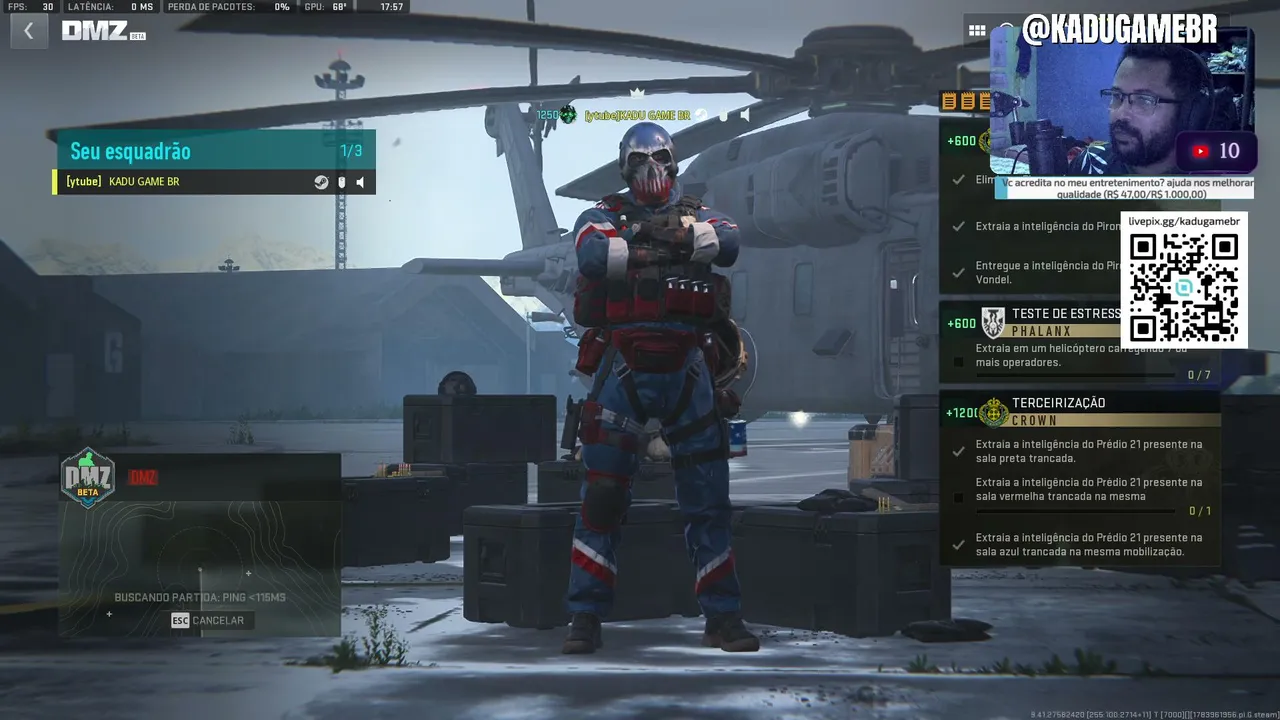 ✅AO VIVO ✅UMA LIVEZINHA RAPIDA AGORA DE MANHA PRA AQUECER #dmz dmz #warzone #shorts