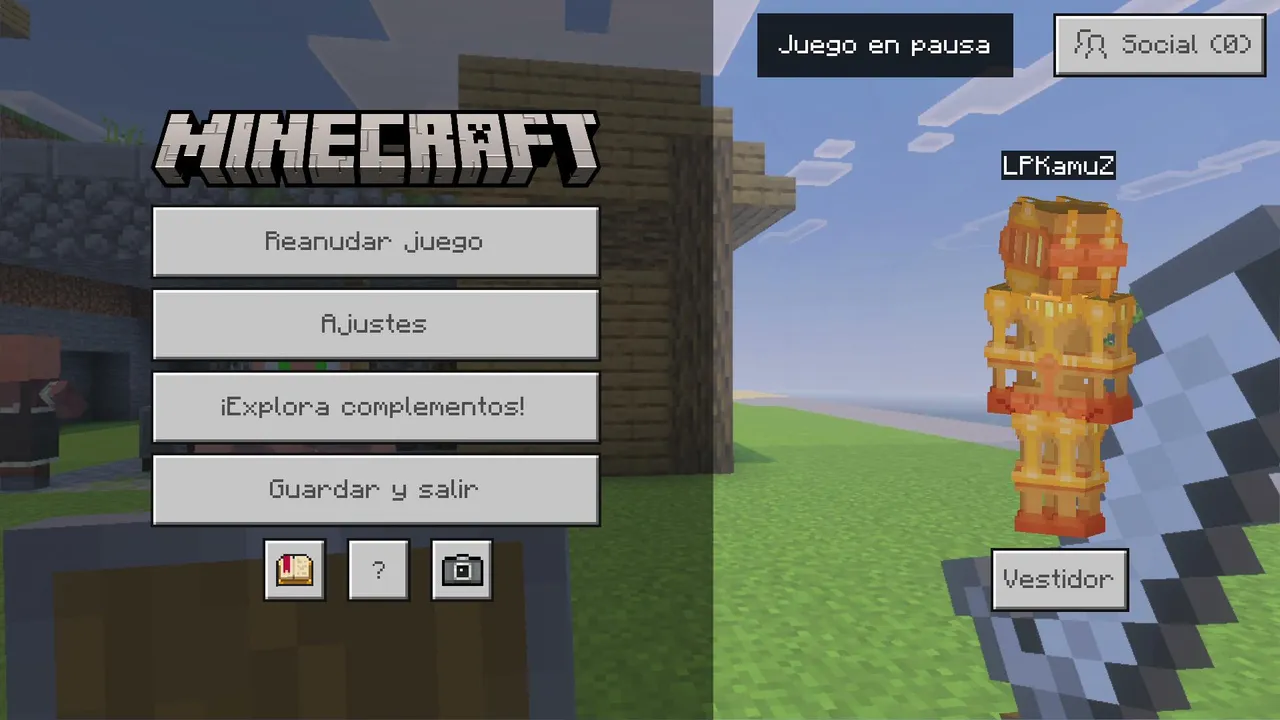 MInecraft mientras esperamos a que llegue Zaiko (bueno si llega)