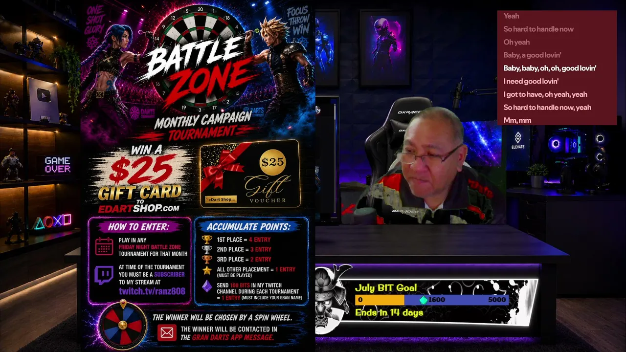 Darts | Hosting Battle Zone Tournament on the Gran Darts App |