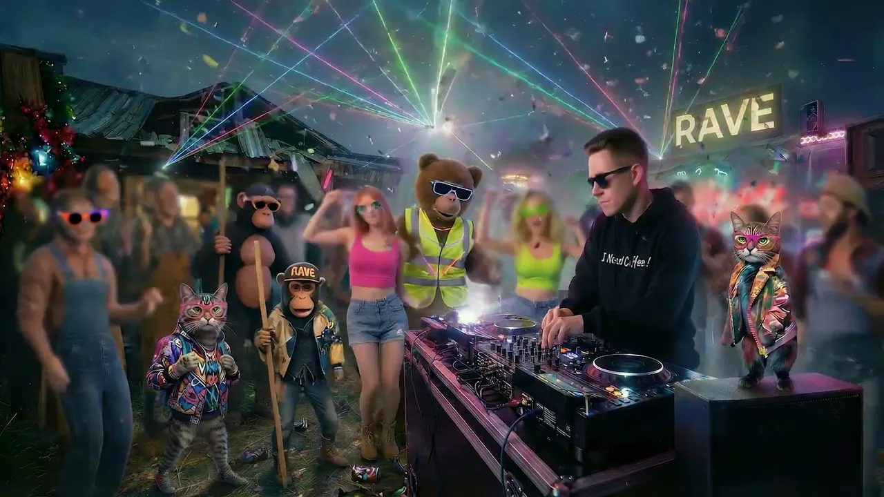 24/7 EDM Village Gang - Gabber Boys (Russian, Big, Little), Girls | CMH (Cool Music Bass), Rave DLB