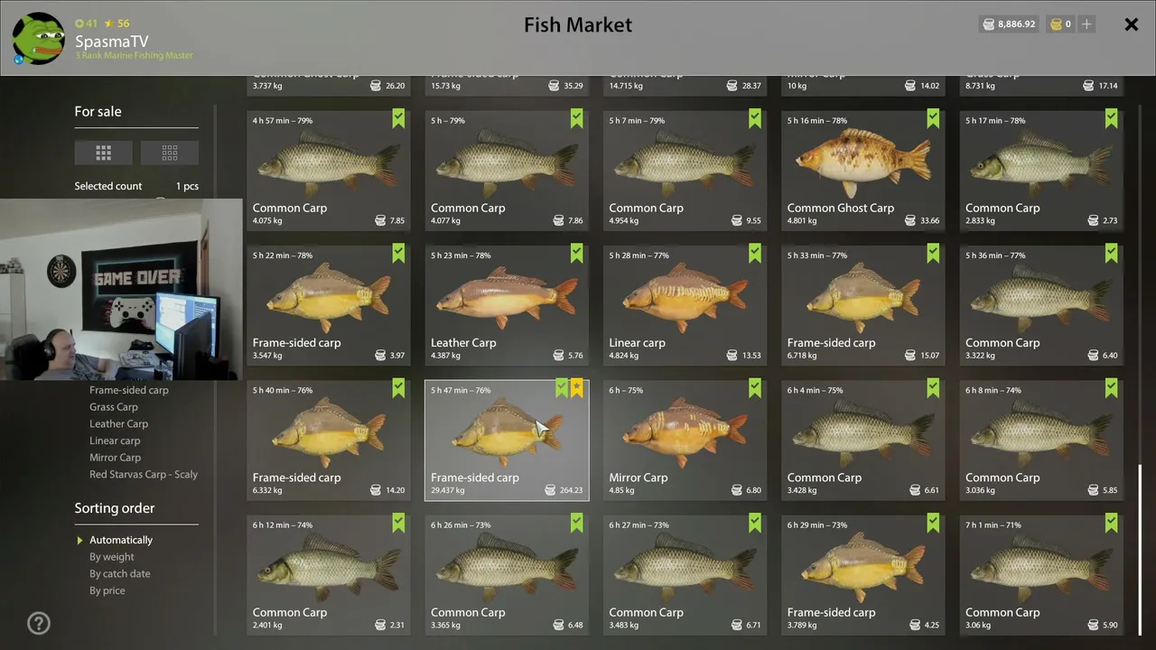 2nd trophy frame sided carp is a fact