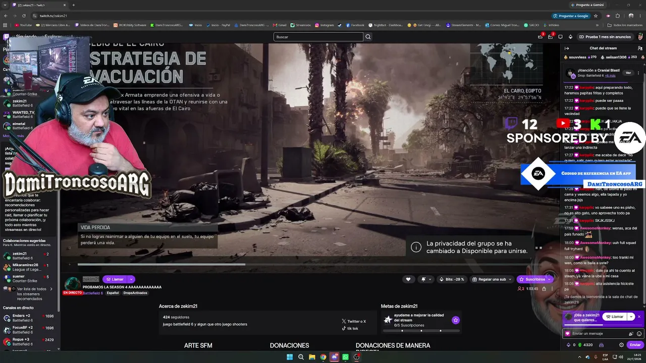 🎯 BATTLEFIELD 6 | SEASON 4: ¡META TIRO! 🔥 Dominando el nuevo parche 💥 🇦🇷 | DamiTroncosoARG
