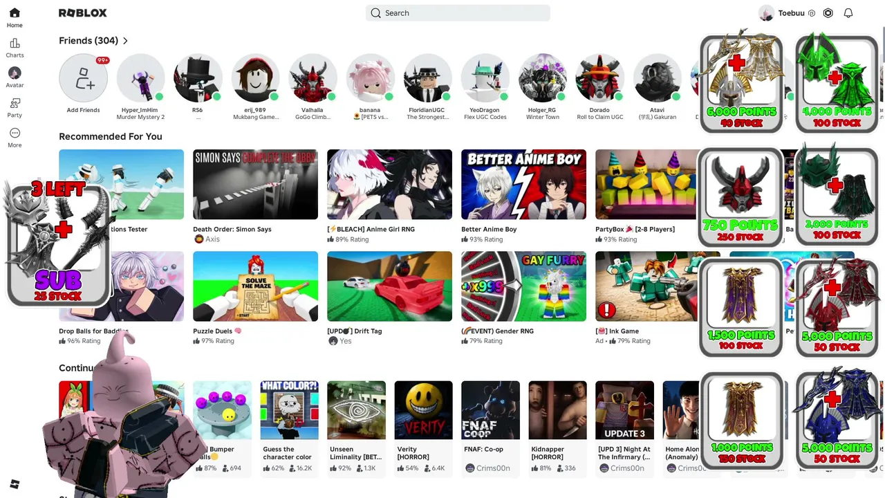 Robux Events/Giveaways | FREE UGC REWARDS | PLAYING GAMES