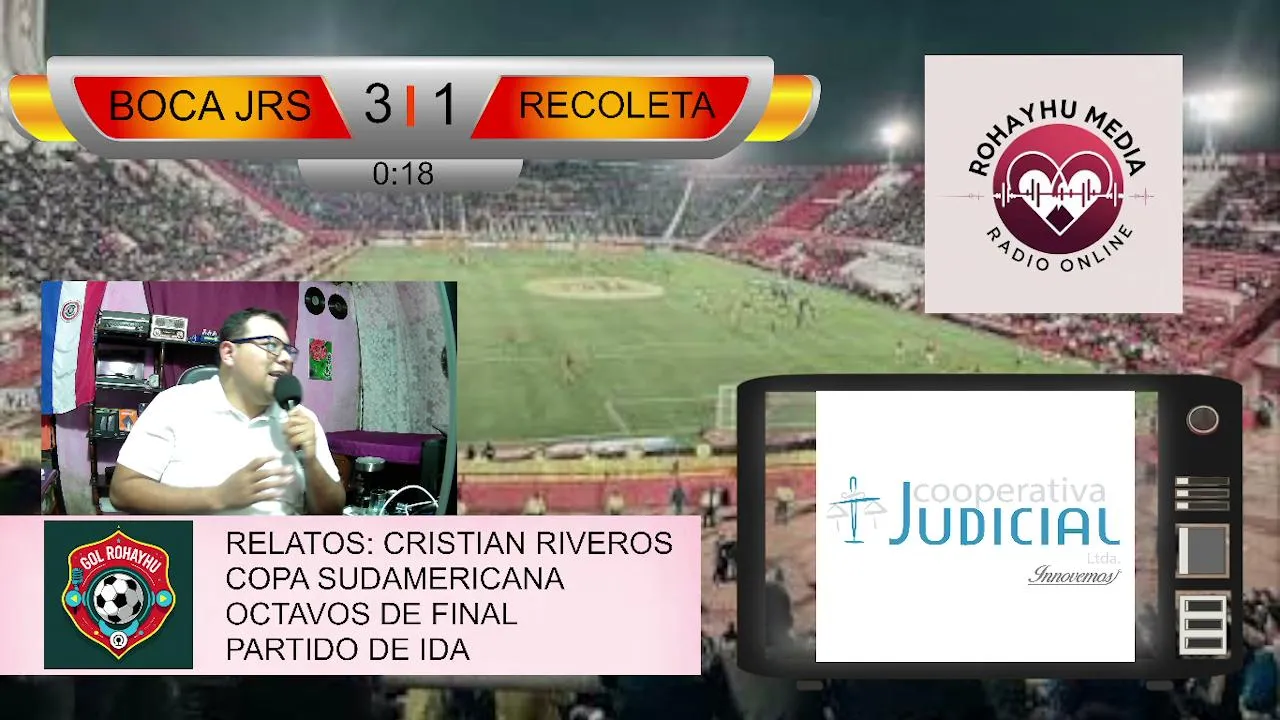 🔴 ¡BOCA JRS vs RECOLETA EN VIVO! ⚽ Transmisión Radial | Rohayhu Media