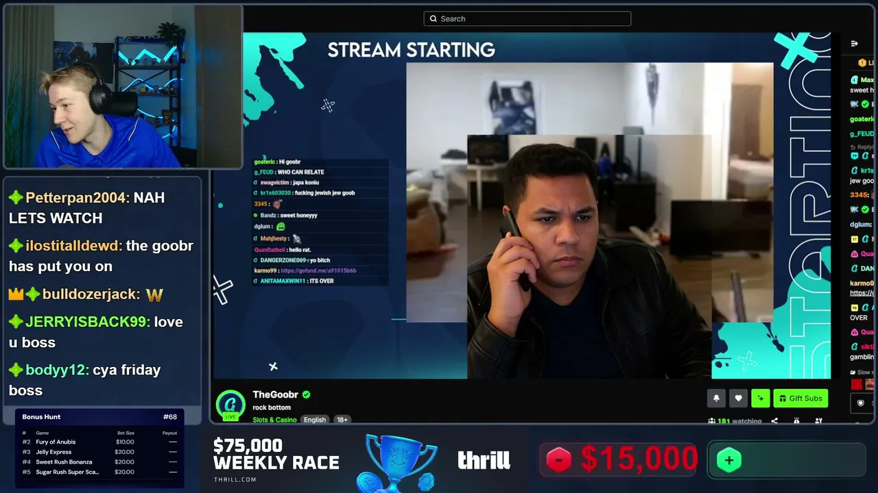 Big $15,000 Hunt Then Double On Blackjack | !discord !lb !thrill