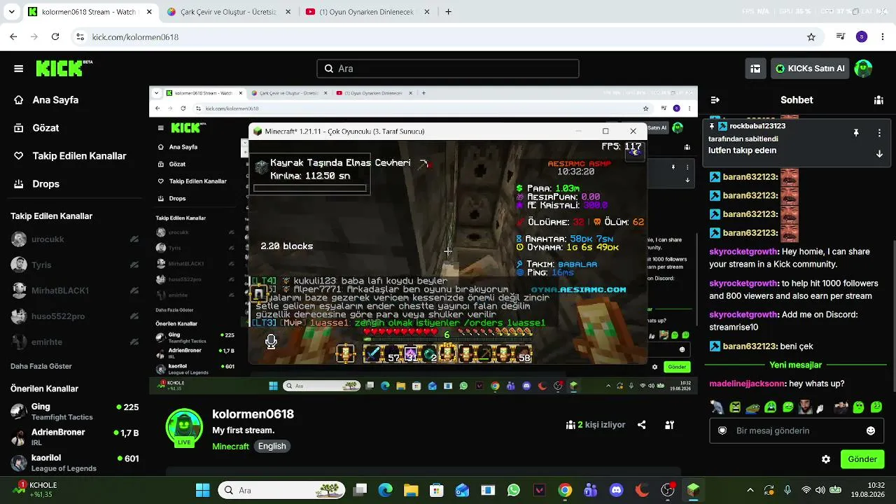 My first stream.
