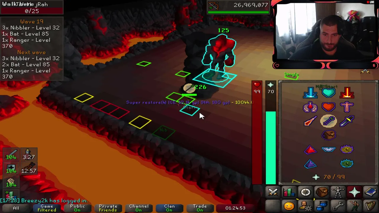 Inferno cape today ? 5 ZUK attempts PB = Healers dead