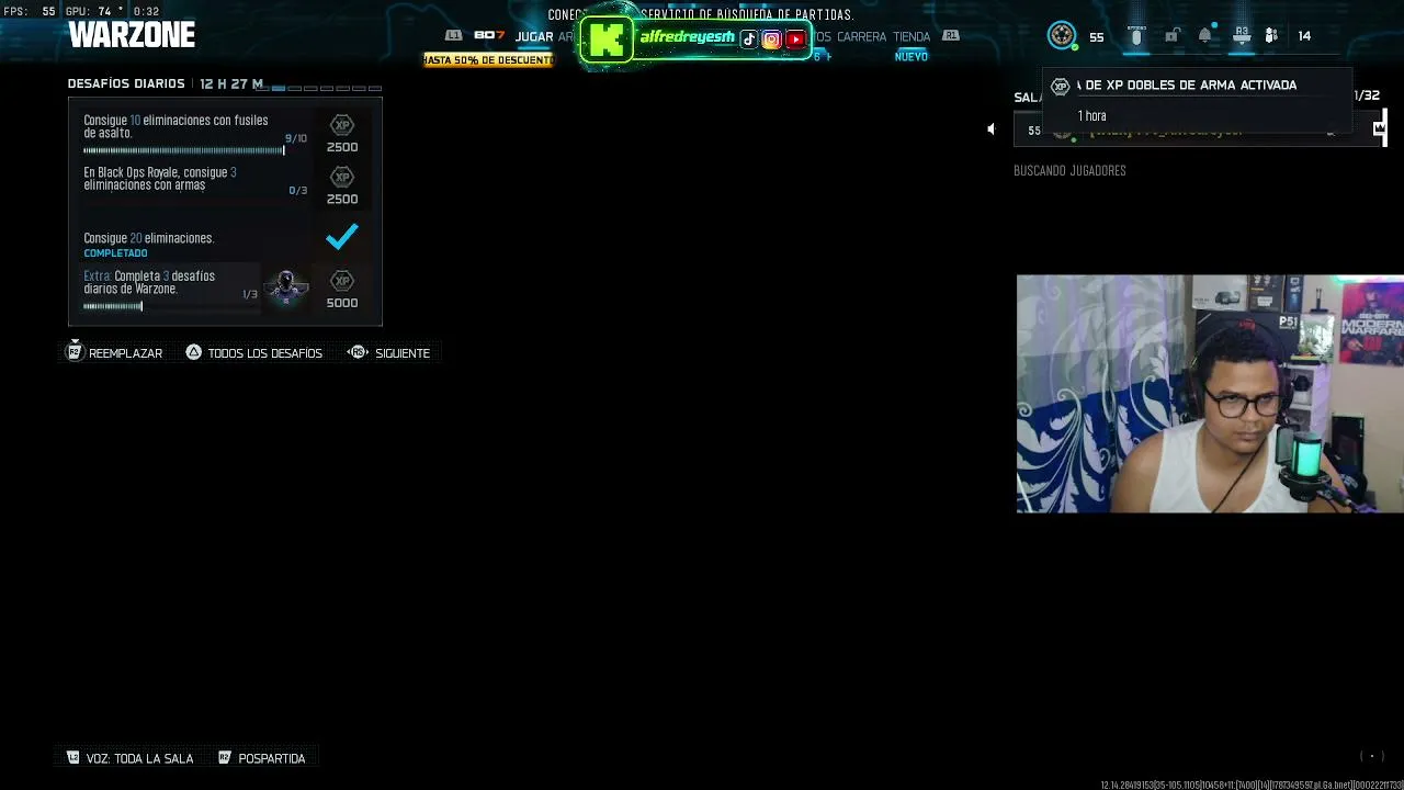 +18 (VALKN) NOCHE DE WARZONE  @Fenrir_TV