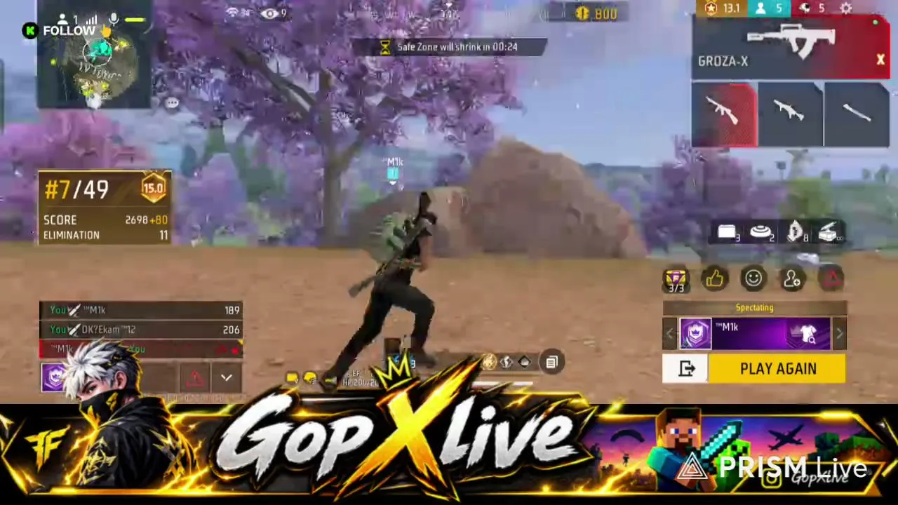 🔴 Firee fire LIVE - BR Rank Push To Platinum To heroic !! | Solo Vs Solo