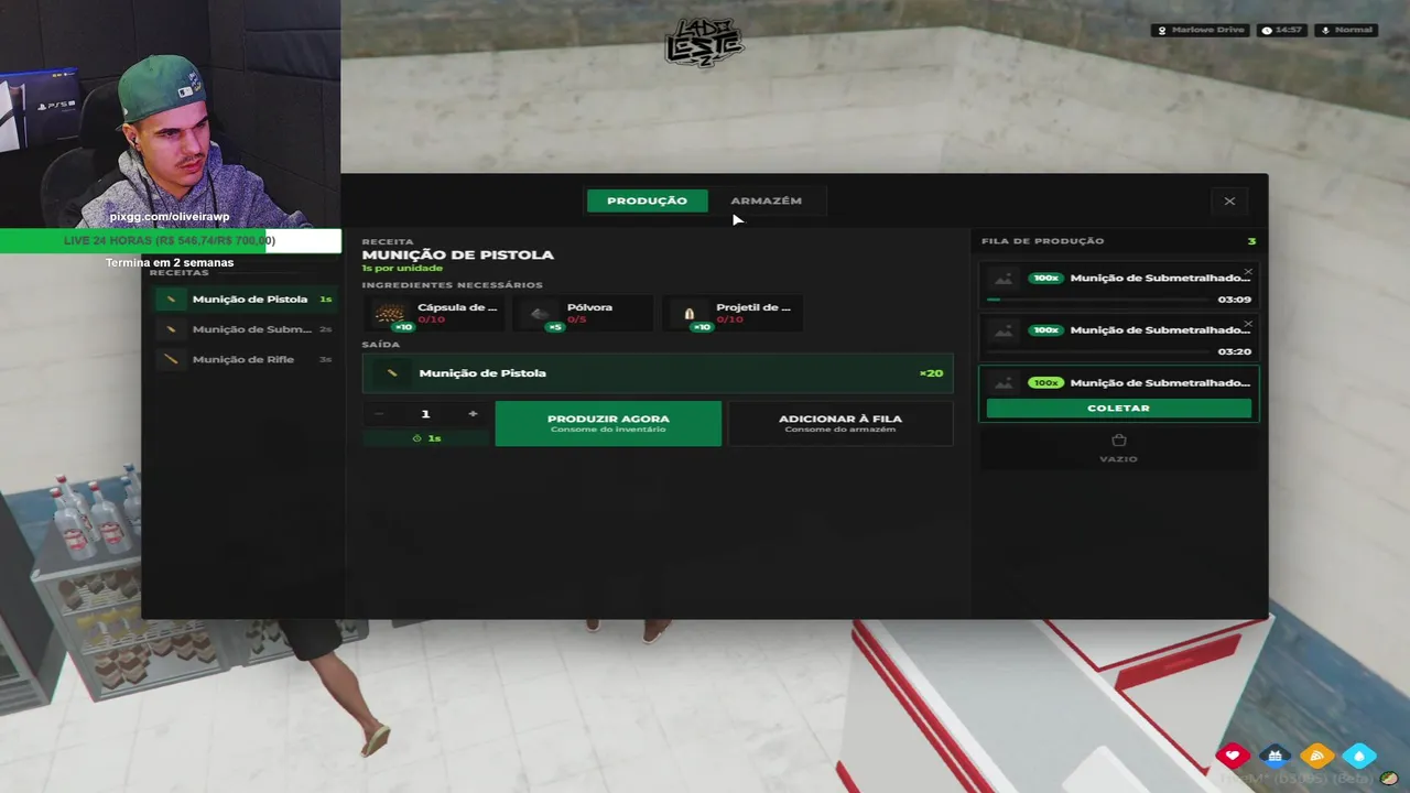 HOJE VAMOS TESTAR O PS5 !PIX