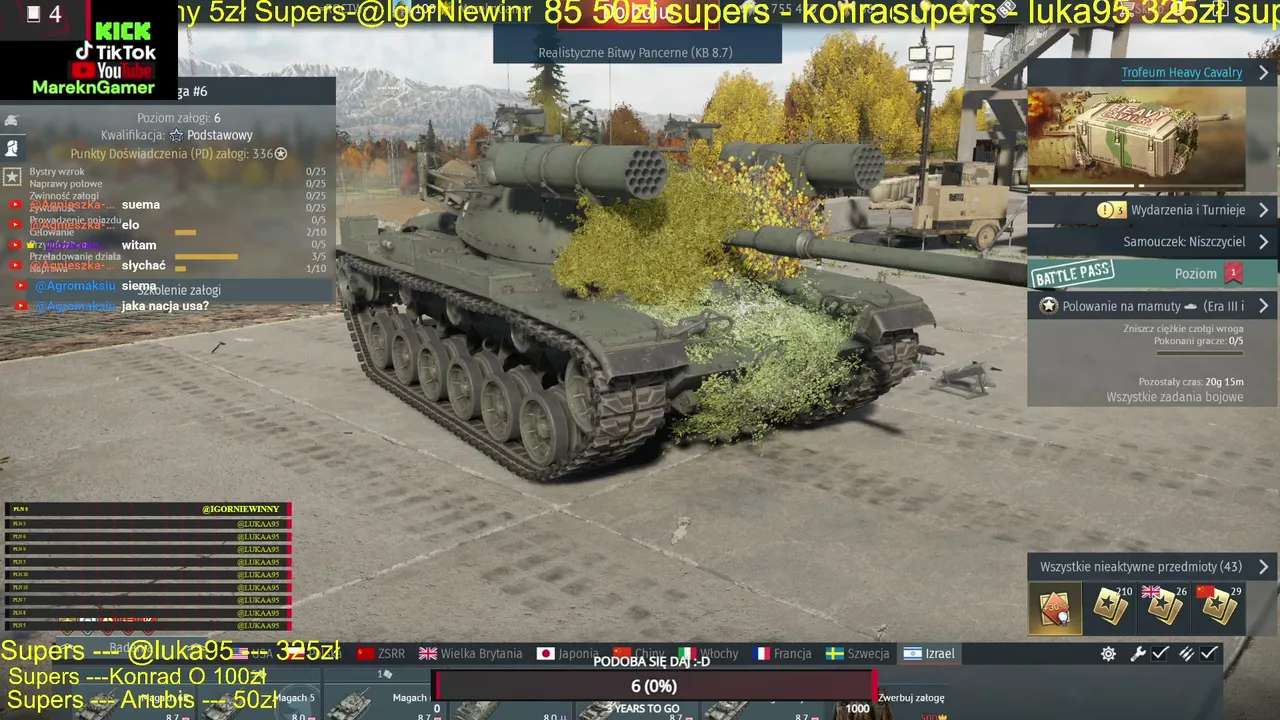 GRAMY  W  War Thunder  LIVE  YouTube.TikTok.Kick.