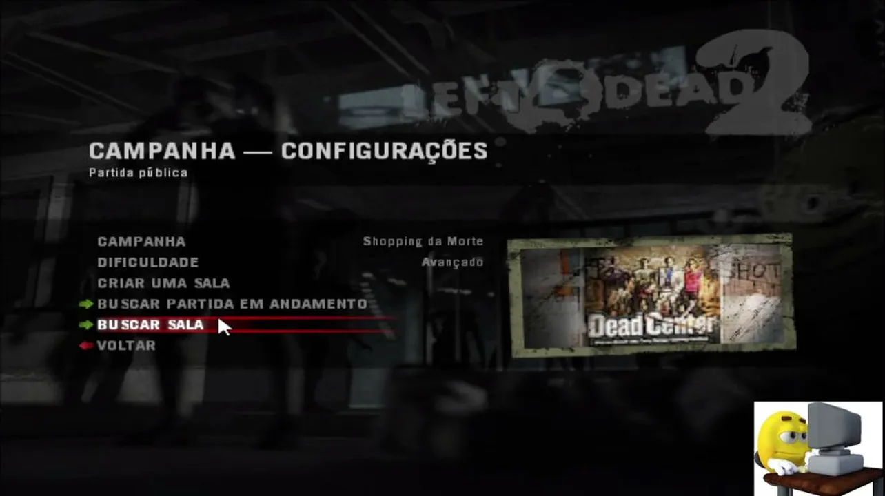 left 4 dead Com o pc mais horroroso da face da terra