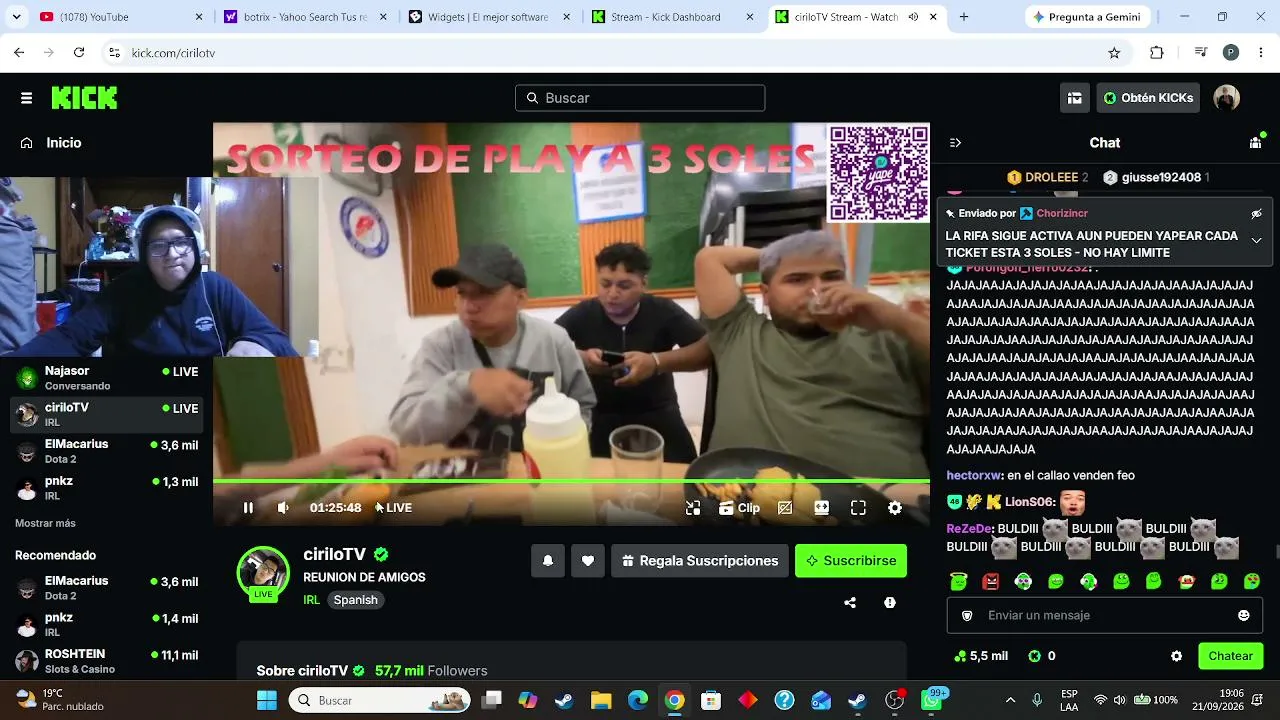 reaccionando