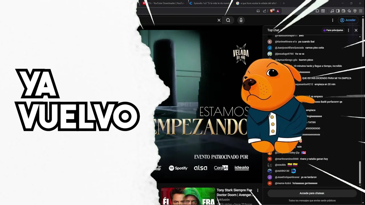 VELADA DEL AÑO 6 REACCIÓN