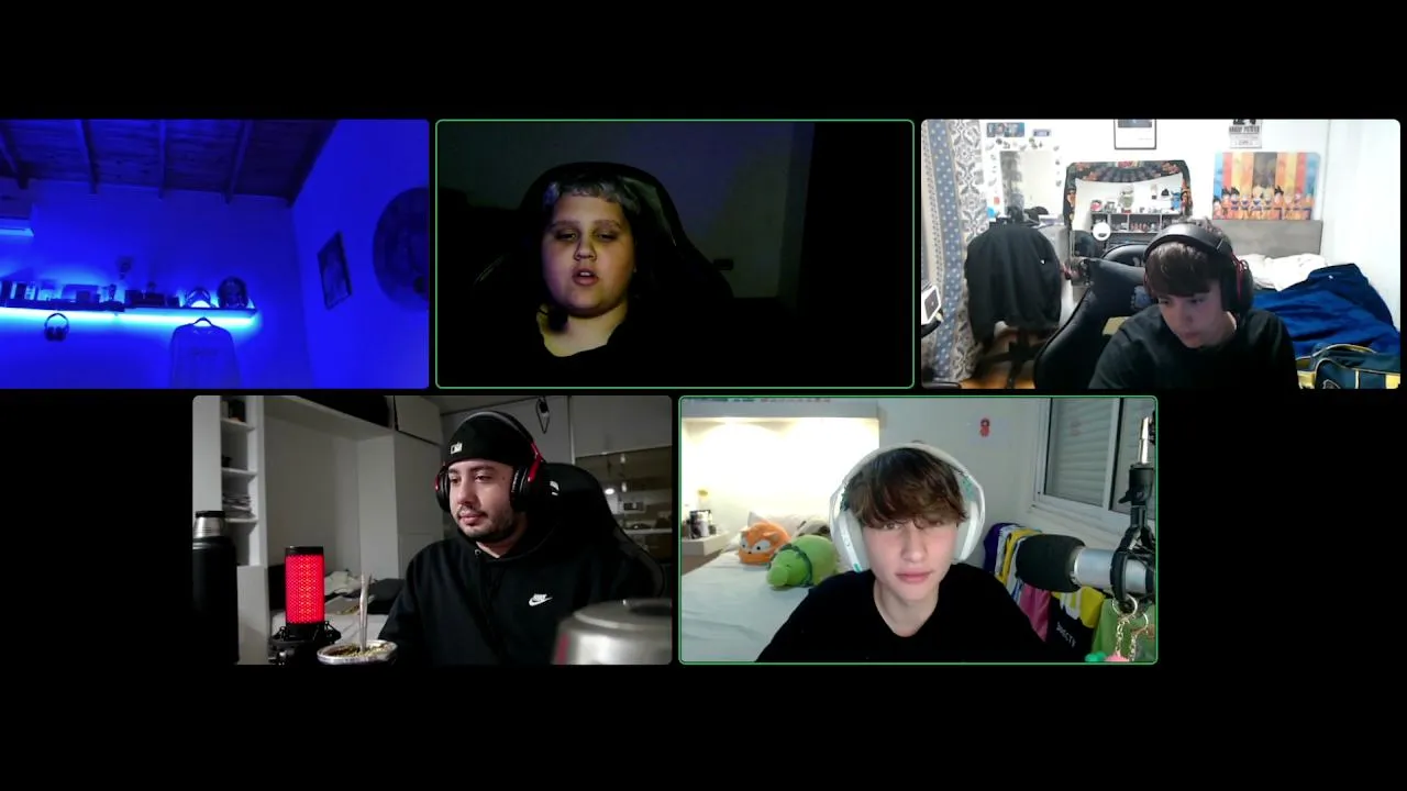 hablando con streamers