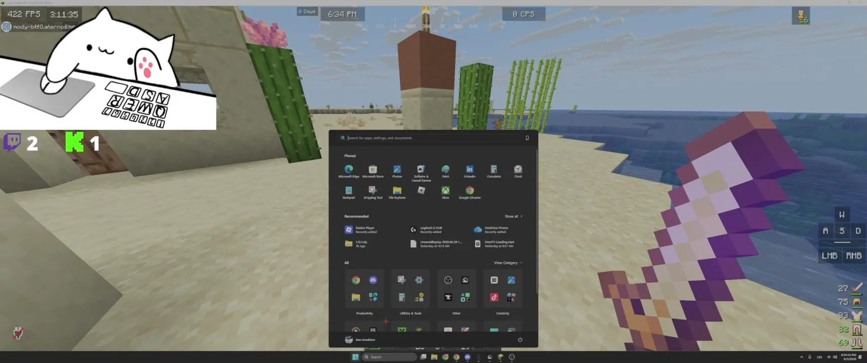 no day off 1|mozna subathon| ODMĚNY ZA SLEDOVÁNÍ💵|hrajeme minecraft do baga!