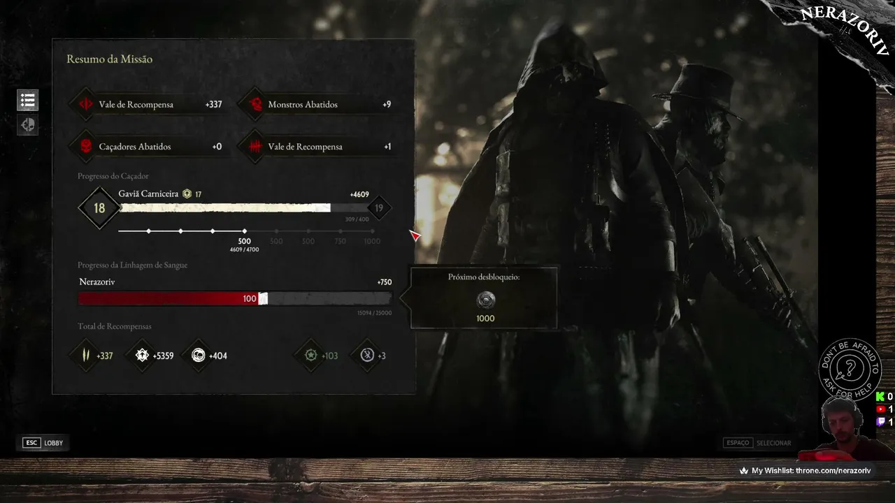 Drops on Twitch - Nerazoriv.Hub — Hunt: Showdown 1896
Event - 🔥 HUNT — Best‑of‑3 Community Challenge 🔥