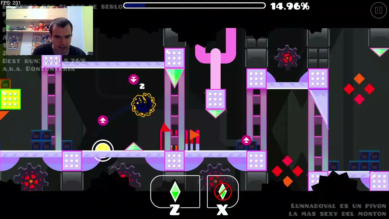 PINTO JUEGA GEOMETRY DASH (EDICIÓN 2026/27) (PARTE 19) LVL REQ: OFF