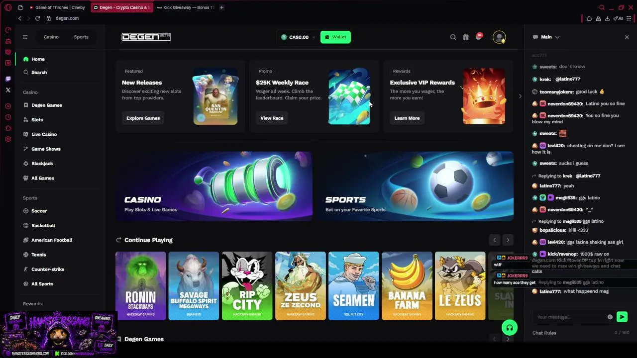 WINNING MILLIONS AND GIVING AWAY TIPS FOR GOOD CALLS !CSGOBIG !CSGOGEM !DEGEN
