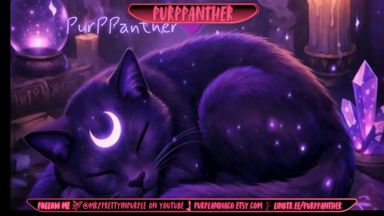 Meow DEEP Breathing PURP fOrM🤞🏾💜 Check OUT PurPLandiaCo on Etsy !merch 😸Follow Me 💜🤞🏾Meow😻🐈‍⬛🐈😻