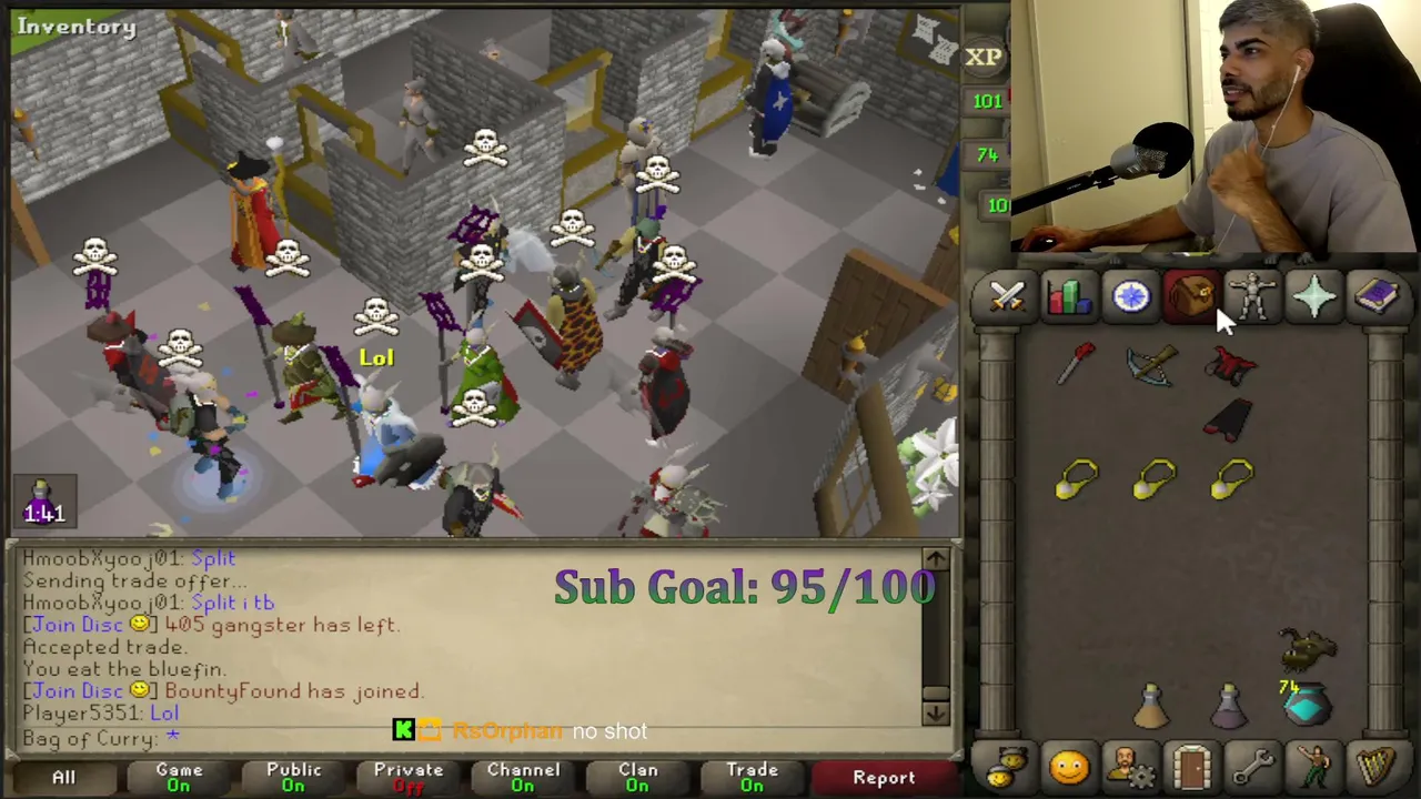 34 kills per hour Pking // !newvid !giveaway