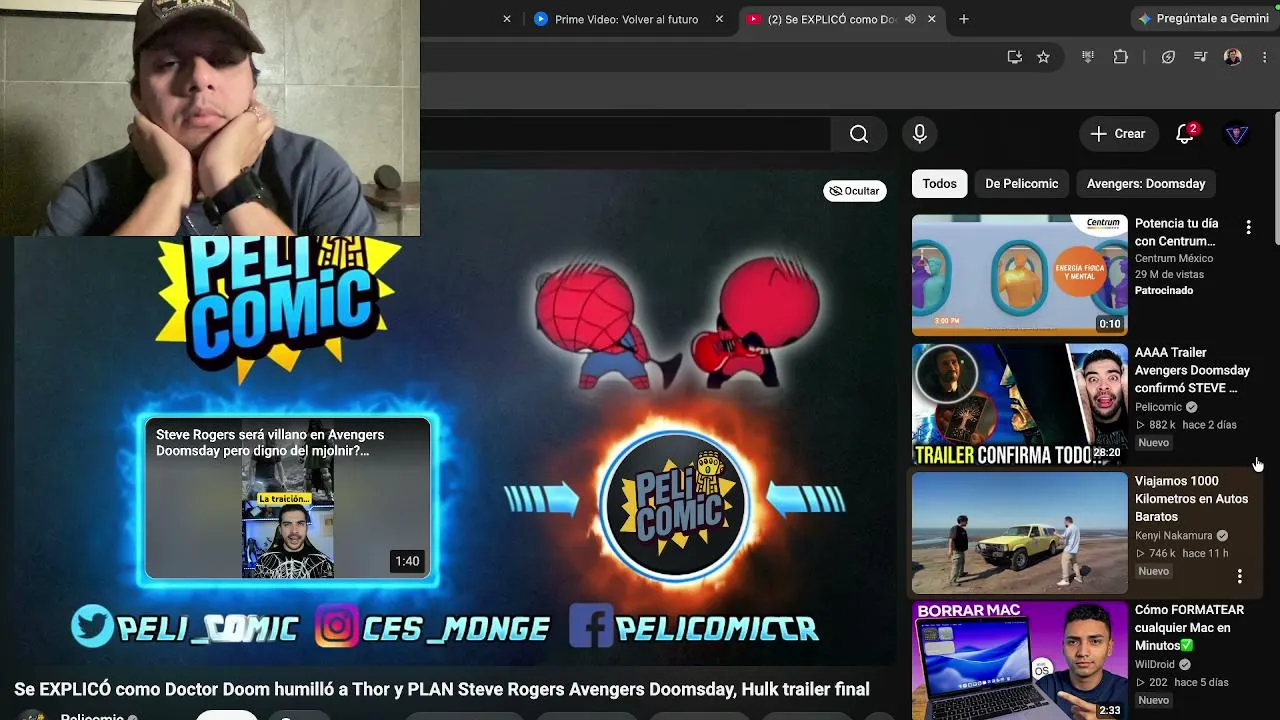 Viendo videos en YOUTUBE Y, TIK TOK, IG, Y TODOS LADOS