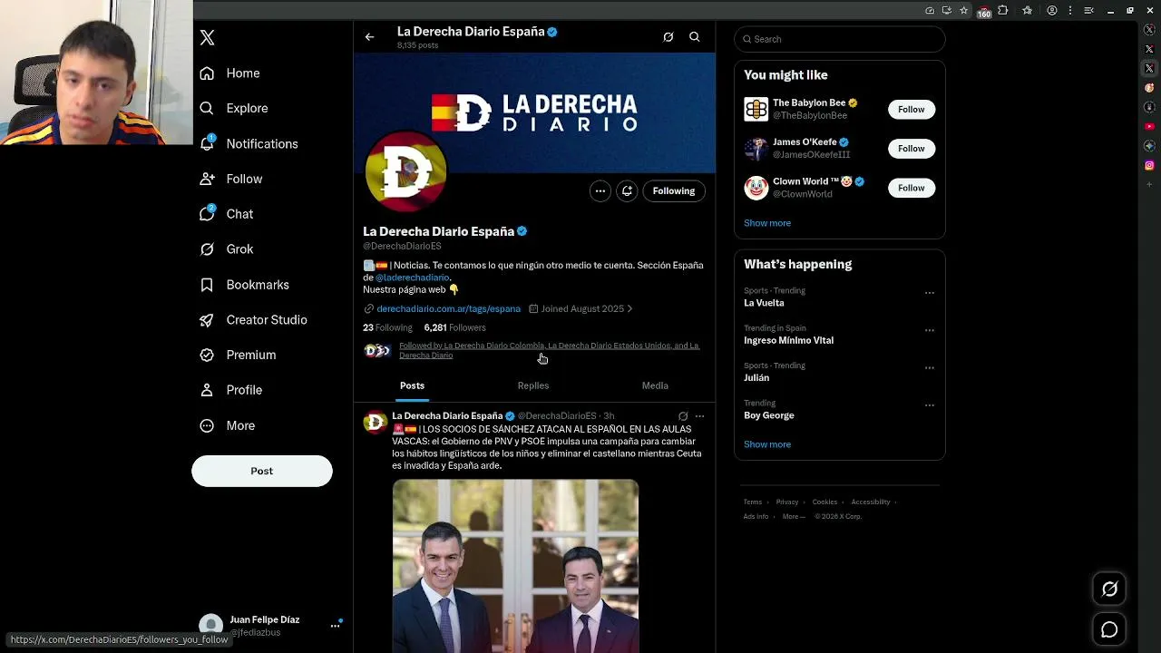 REACCIONANDO A HILOS DE X EN VIVO | jfdiazb