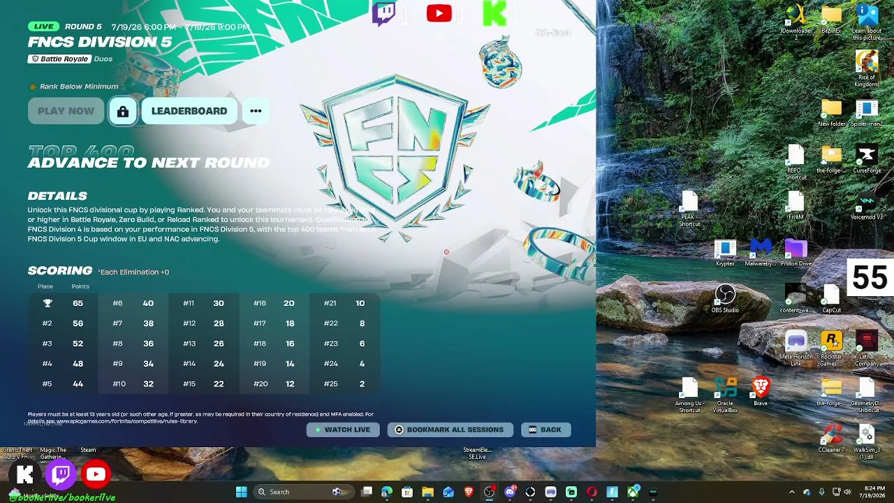 playing fortnite until i get good at kbm (DAY 3)