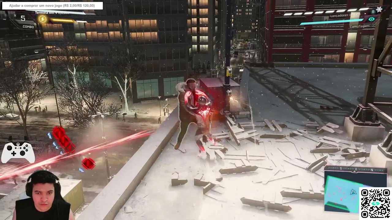 🔴 [AO VIVO] Miles Morales Manco pela Cidade de NY 🕷️