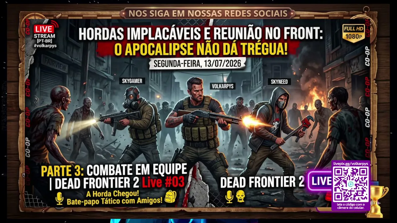 HORDAS IMPLACÁVEIS - O APOCALIPSE NÃO DÁ TRÉGUA! 🧟‍♂️🗣️ (SAGA Dead Frontier 2 #03) [PT-BR] #volkarpys