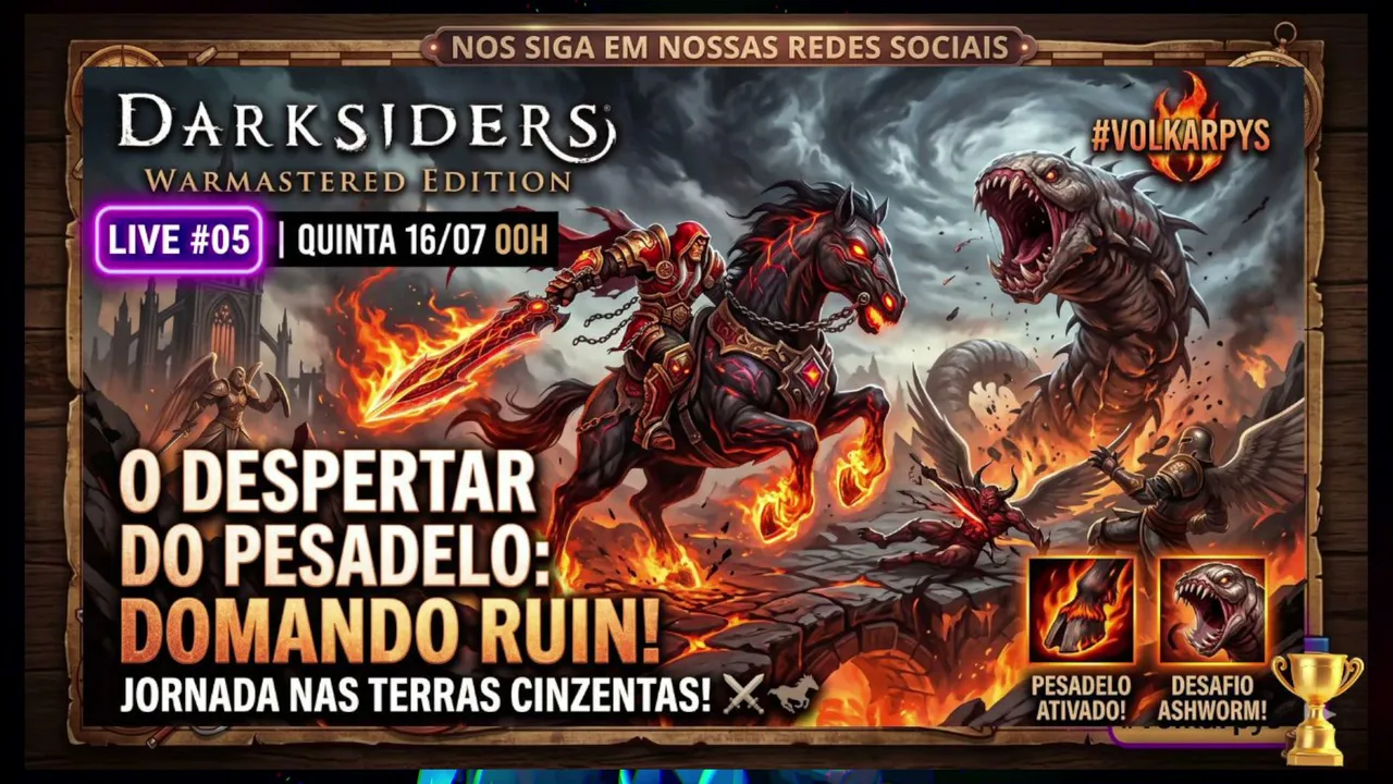 O MARTELO DO CRIADOR  ⚔️🔨 (SAGA Darksiders #05) [PT-BR] #volkarpys