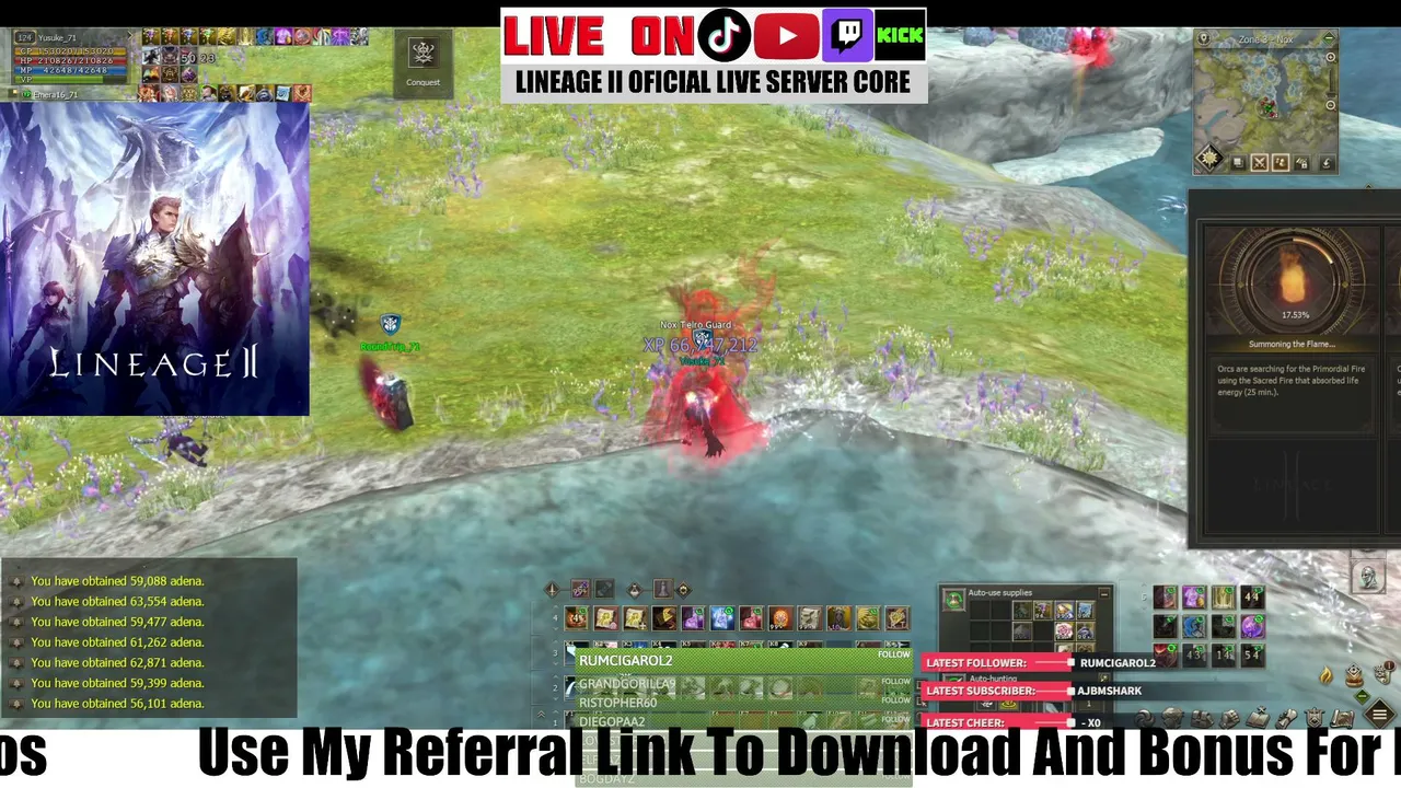 Samurai lv 124 93% START BONUS in Lineage II Server Oficial Live Server Europa use My Referral Link