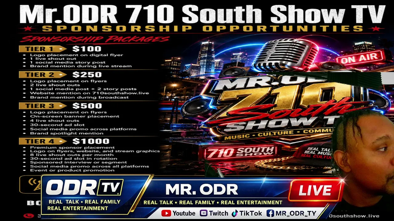 DA 710 SOUTH SHOW WITH YOUR HOST MR.ODR
