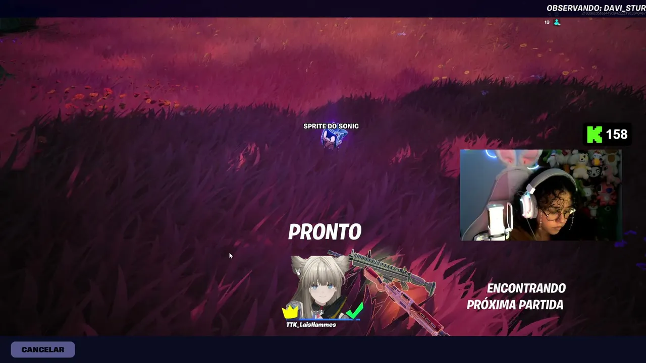 Live ON LaisHammes Jogando FORTNITE