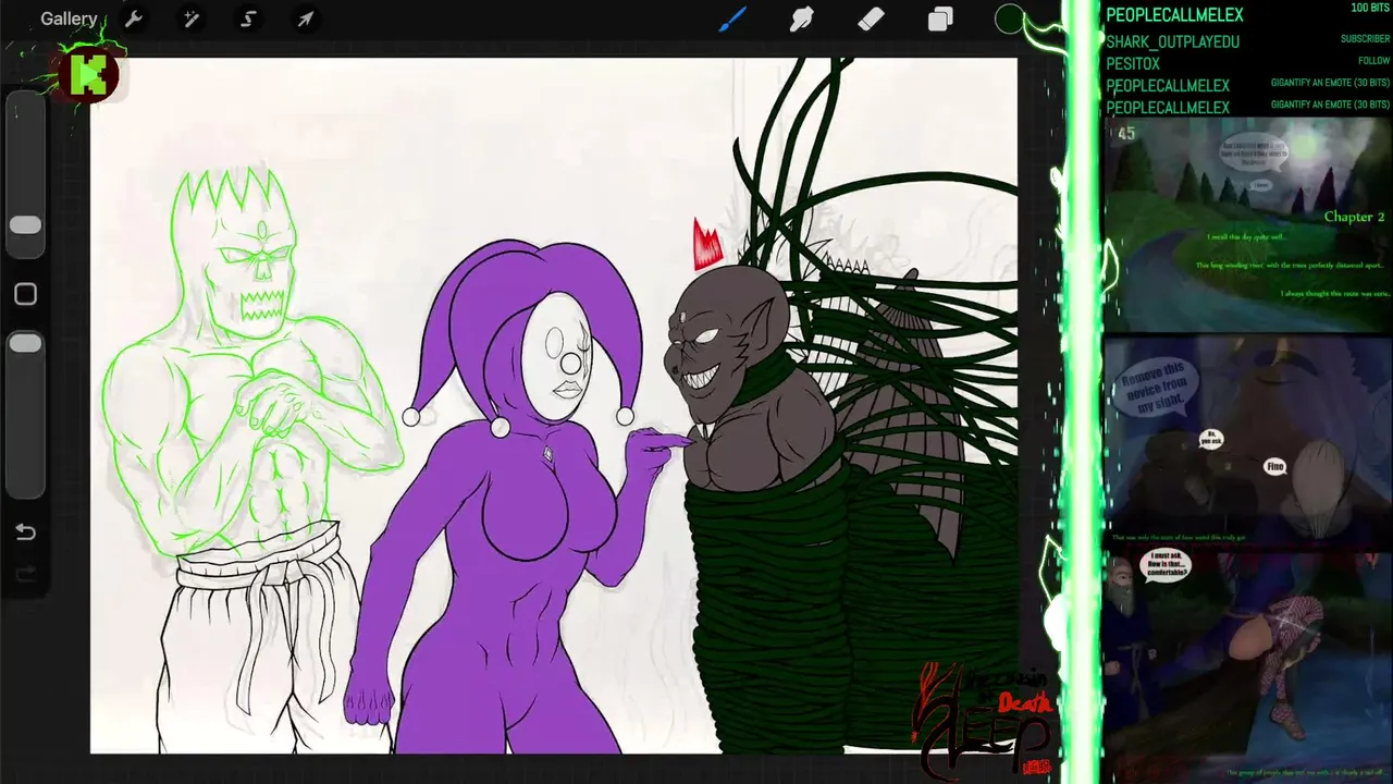 LET'S WORK ON MORE CHAPTER 3!!! SLEEP MANGA LIVE ART STREAM