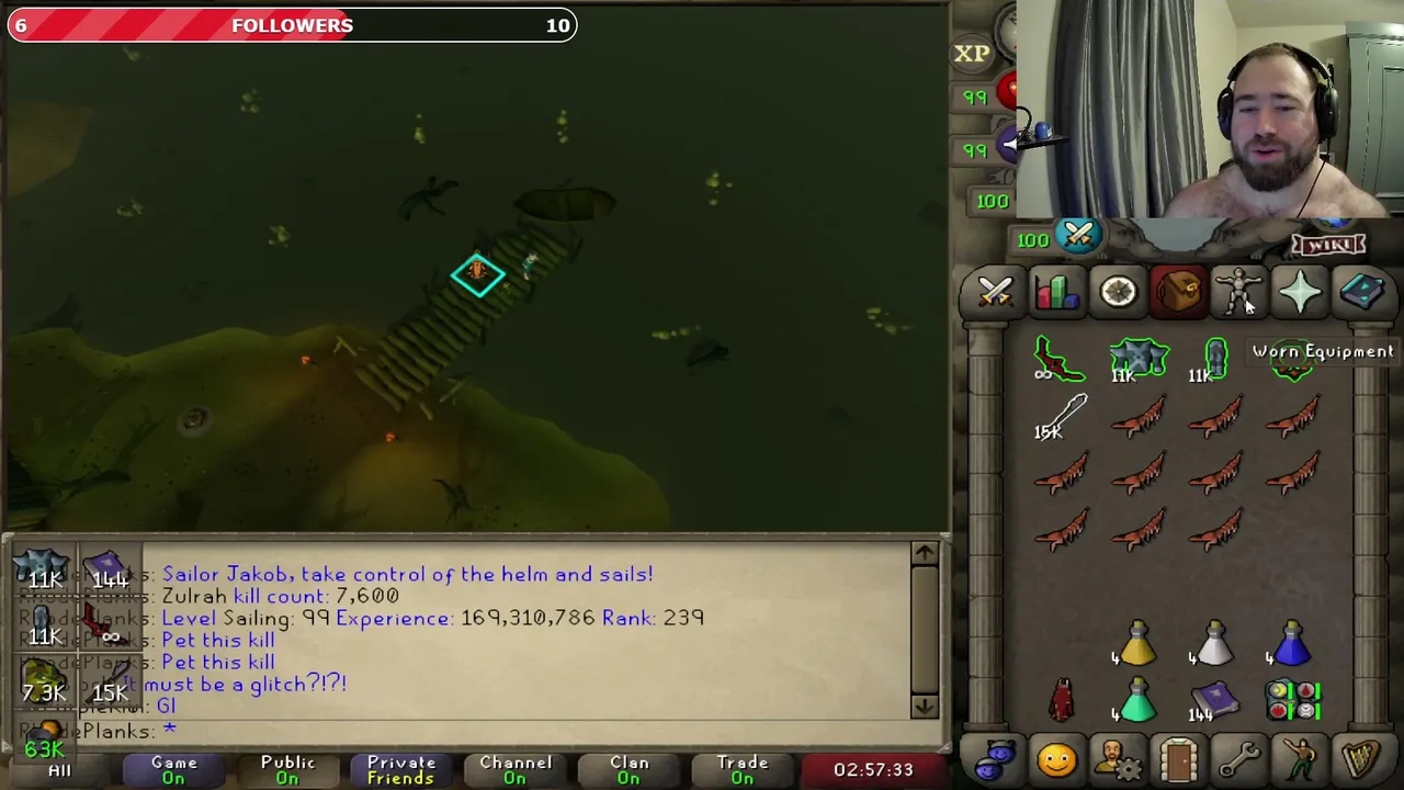 10K STEPS A DAY UNTIL 10K ZULRAH KC!!!