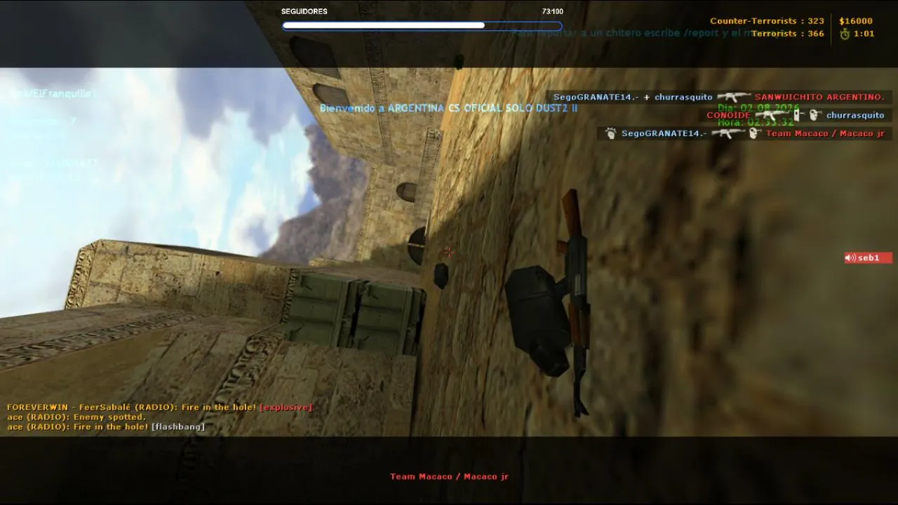 Jugando CS 1.6 Con Los Pibes