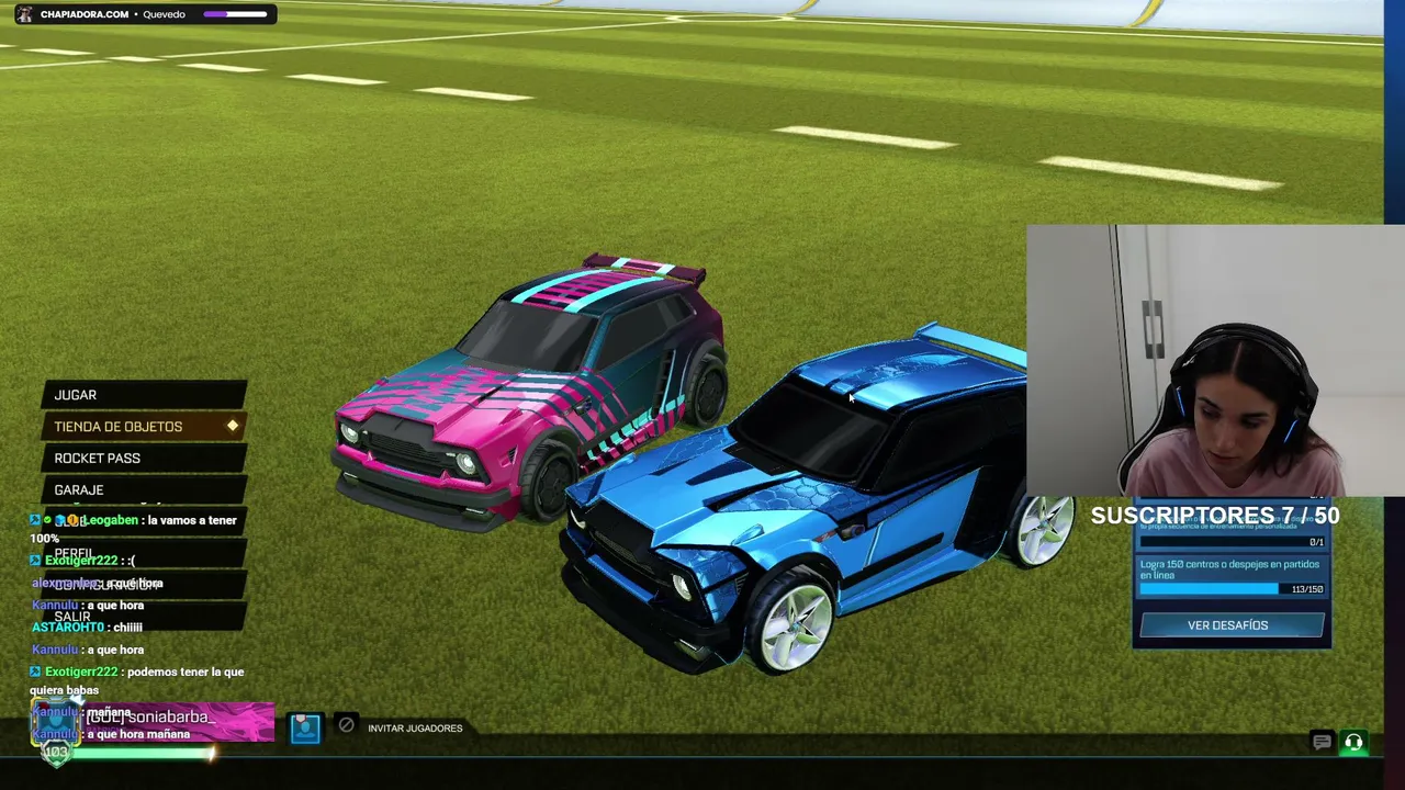 JUGANDO A ROCKET LEAGUE | soy muy buena !discord