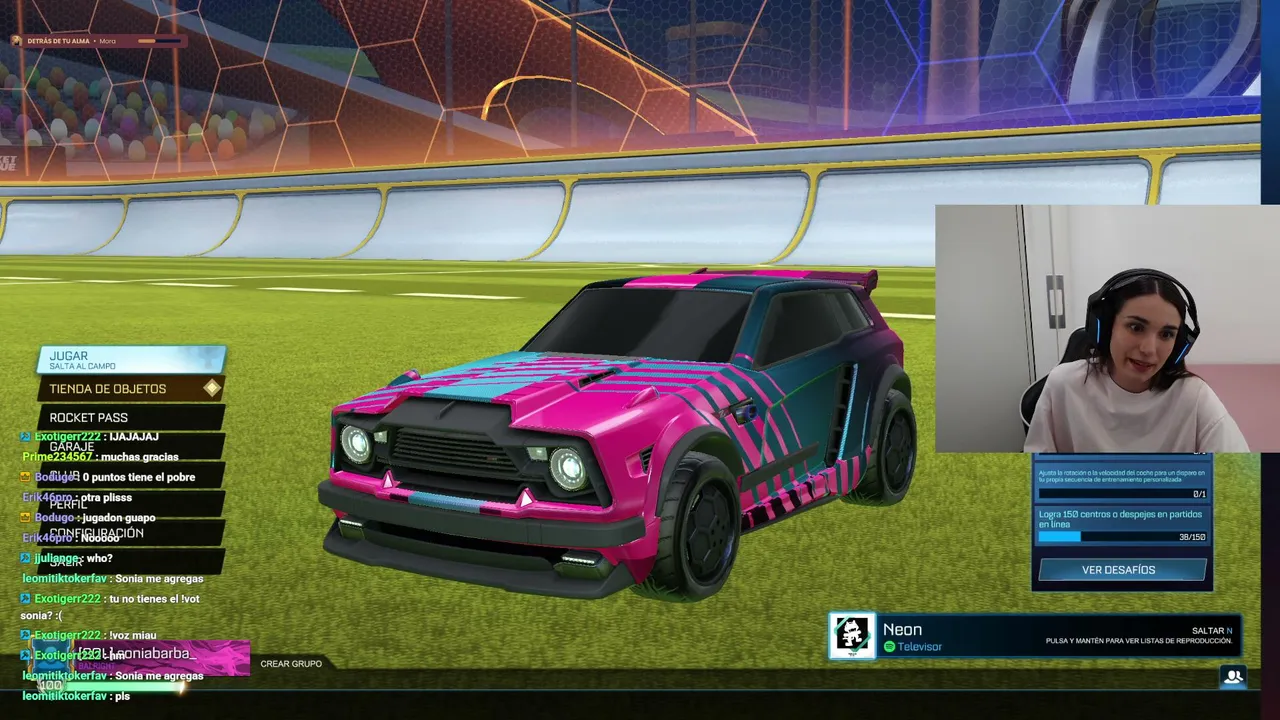 JUGAMOS ROCKET LEAGUE | soy muy buena !discord
