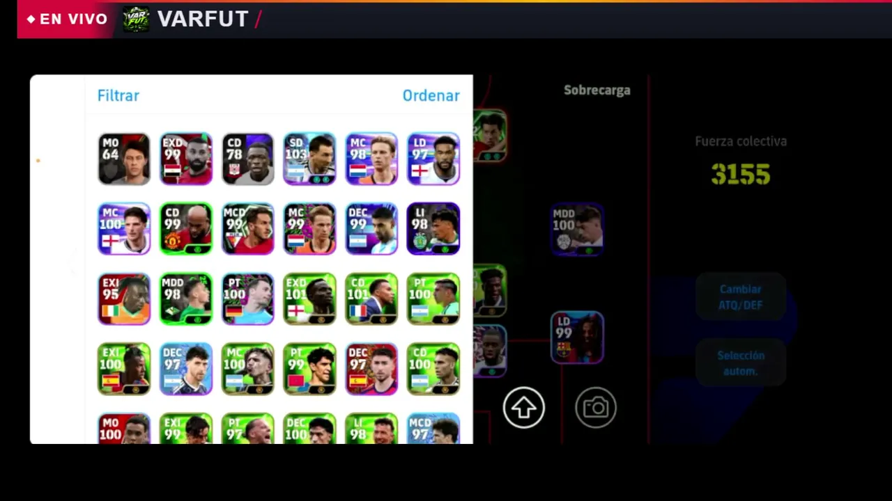 Preparación para el torneo VarFut