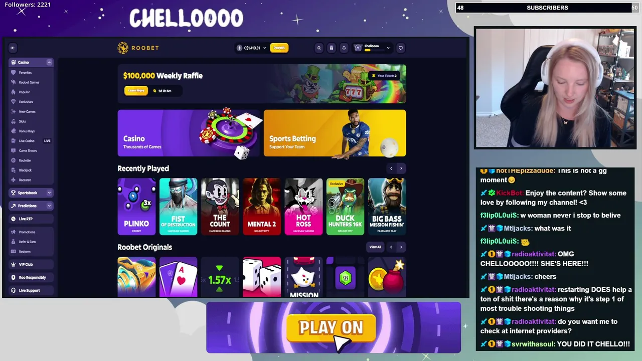ROOBET MAX WIN WEN? | 1.5K Leaderboard!! | New LB website! | !roobet !web