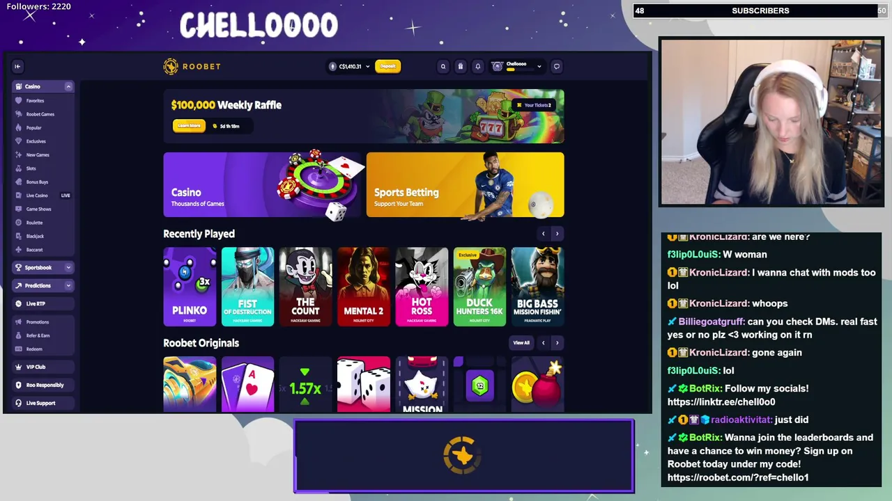 ROOBET MAX WIN WEN? | 1.5K Leaderboard!! | New LB website! | !roobet !web