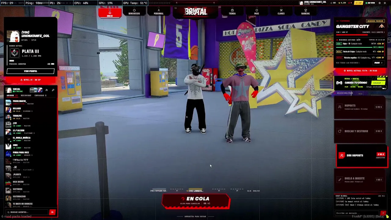 Rankeando en BRUTAL ARENA