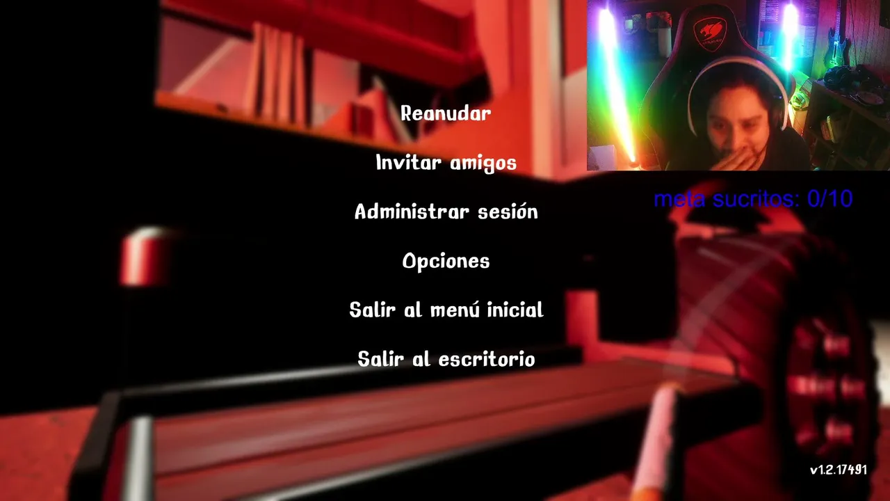 jugando rv con los muchachines