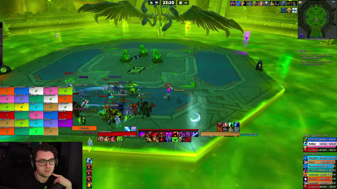 heroic ➔ mythic | the venomous abyss  | blood death knight pov