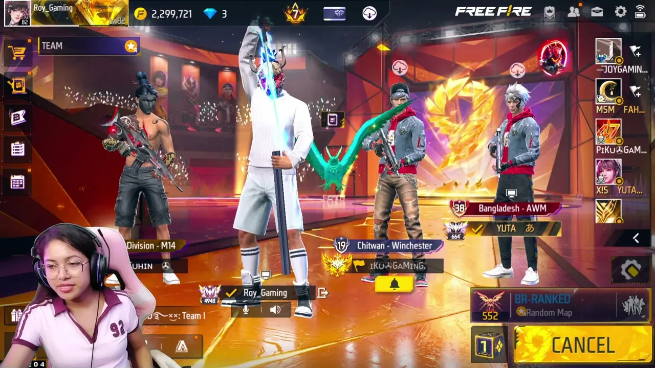 Free Fire LIVE | Road to GRANDMASTER 🔥 #roygaming