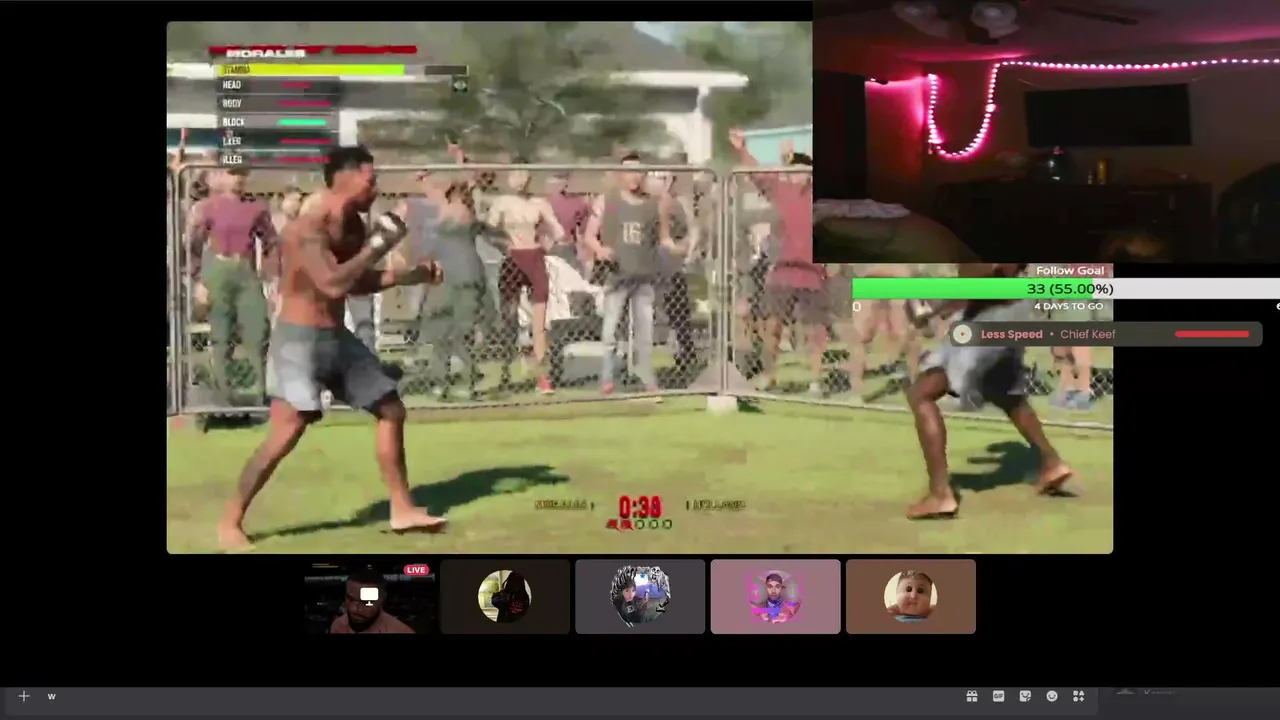 ufc but if i lose i get skinned