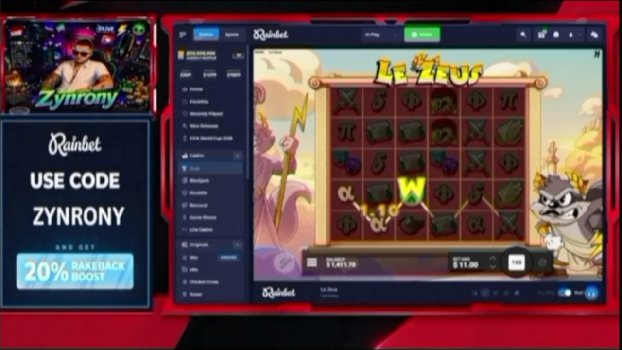 Rainbet! 1800 RAW