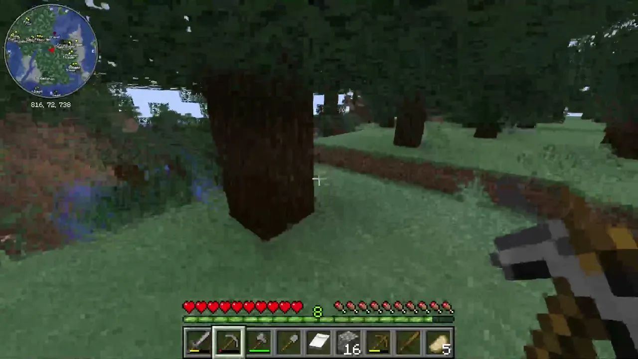 اول لايف وتجربة Minecraft